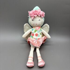 Baby Stroller Toy Goldbug Floral Fairy Angel Plush Hanging Activity Doll Crinkle